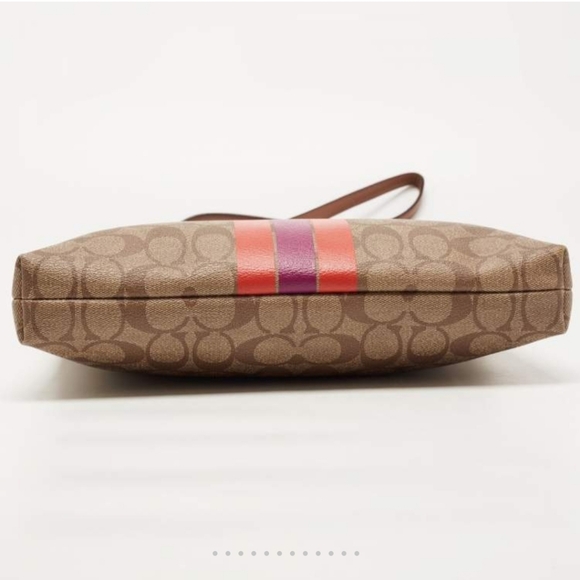 Coach Varsity Stripe Monogram Crossbody Bag - Picture 4 of 7